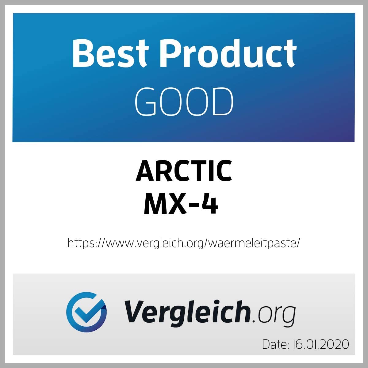 ARCTIC MX-4 (2 g) - Premium Performance Thermal Paste for All Processors  (CPU, GPU - PC, PS4, Xbox), Very high Thermal Conductivity, Long  Durability